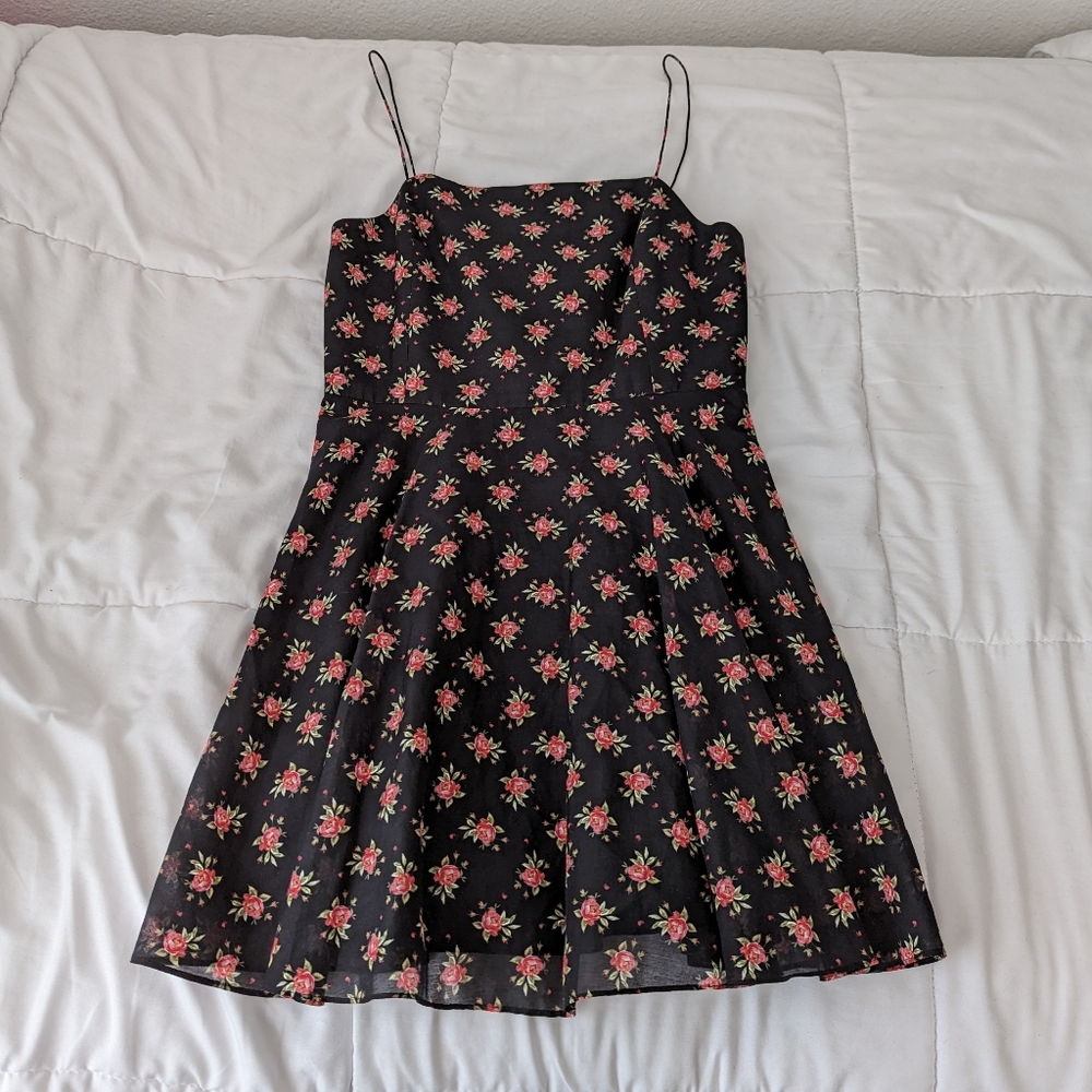 Alice + Olivia Floral Print Glinda Dress